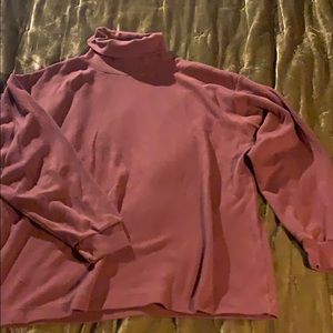 Burnt orange turtleneck